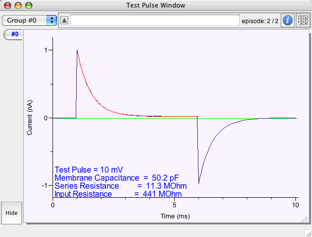images/Screenshot of Test Pulse Window